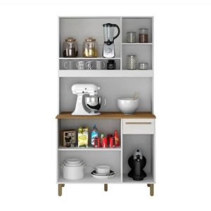 Armário de Cozinha 5 Portas 1 Gaveta Ametista Valdemóveis