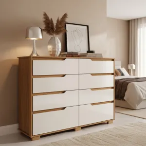 CÔMODA MOVAL GEORGIA 8 GAVETAS