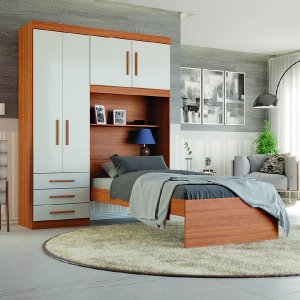 ROUPEIRO BATROL ADVANTAGE 4 PORTAS 3 GAVETAS CAMA/BAÚ 160LX223CX205A NF