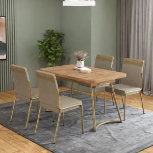 CJ SALA DE JANTAR CARRARO MESA EVORA CAD DUO 130X80