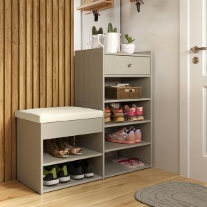 SAPATEIRA PATRIMAR COM ASSENTO HALL 1 GAVETA