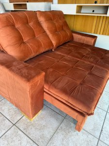 ESTOFADO LUCHI ITALIA 2,00 RETRÁTIL RECLINÁVEL